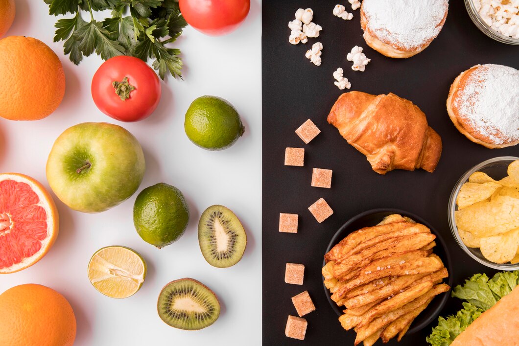 Gesunde diabetische Ernährung mit frischen österreichischen Produkten